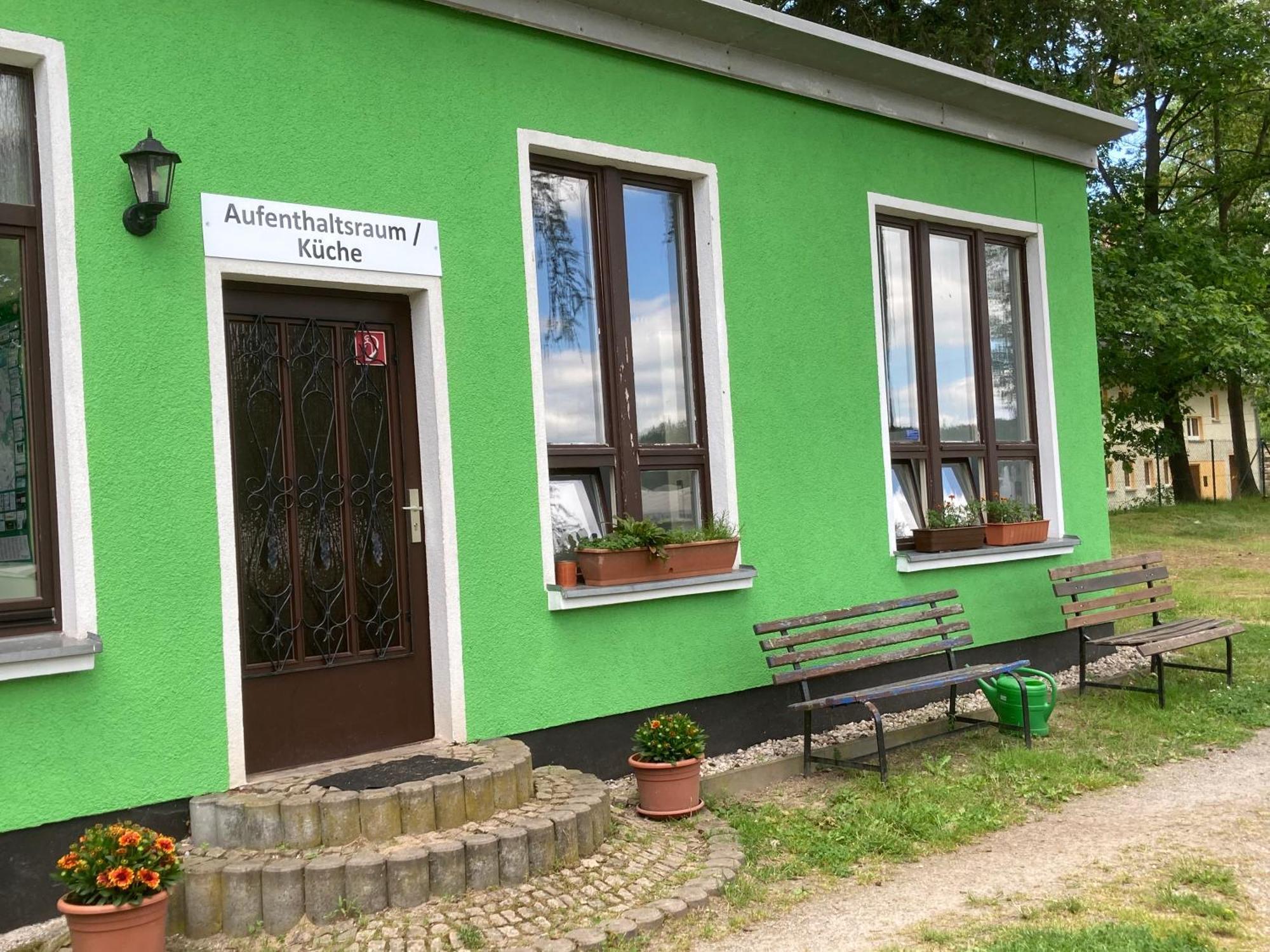 Campingfass Mit Panoramaterrasse Langenbernsdorf Zewnętrze zdjęcie
