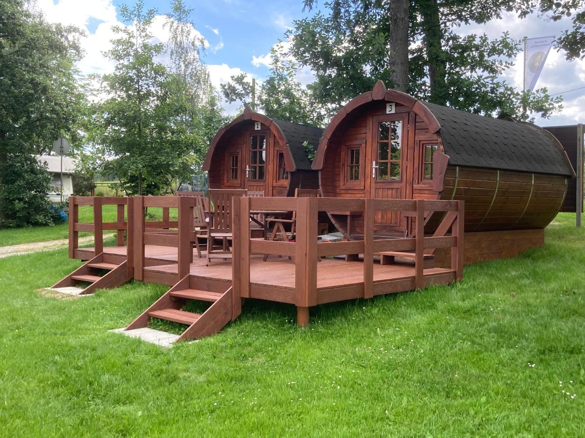 Campingfass Mit Panoramaterrasse Langenbernsdorf Zewnętrze zdjęcie