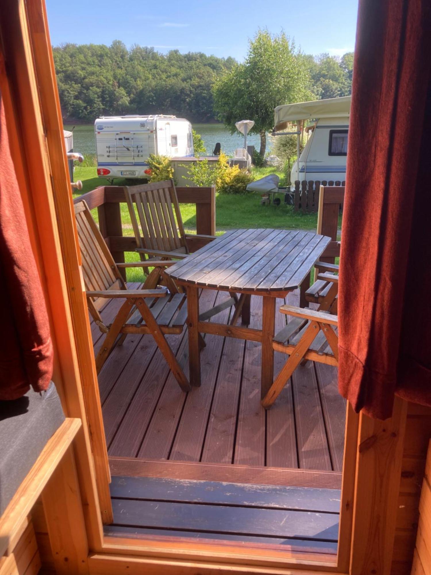 Campingfass Mit Panoramaterrasse Langenbernsdorf Zewnętrze zdjęcie